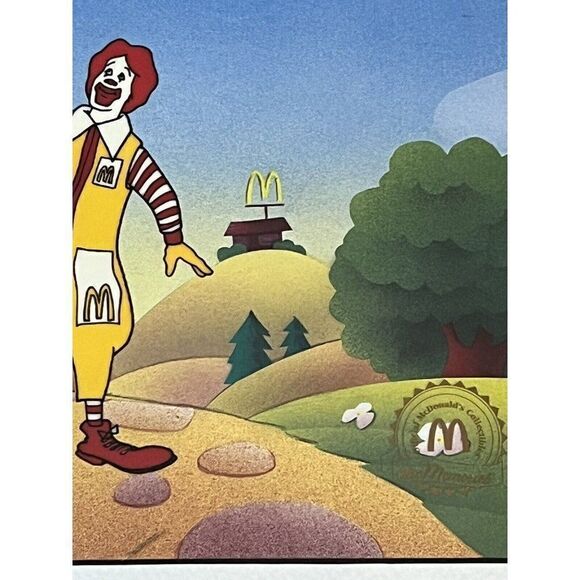 Ronald McDonald And The Adventure Machine Fine Art Cel Ltd Ed Framed Picture COA - Picture 5 of 8